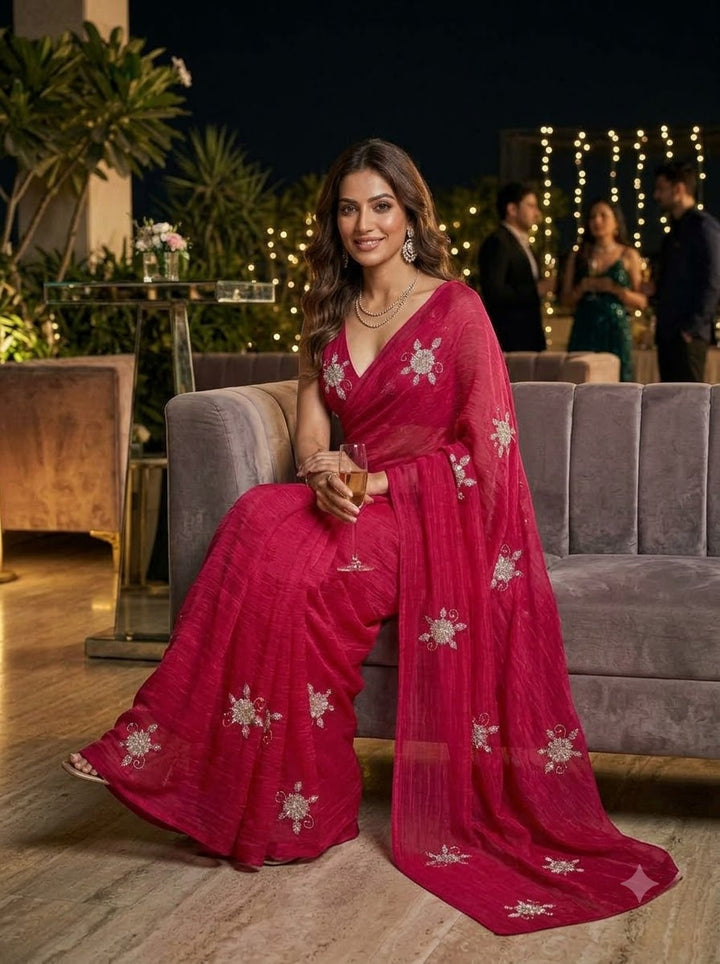 Eyes on Me Fancy Silk Saree