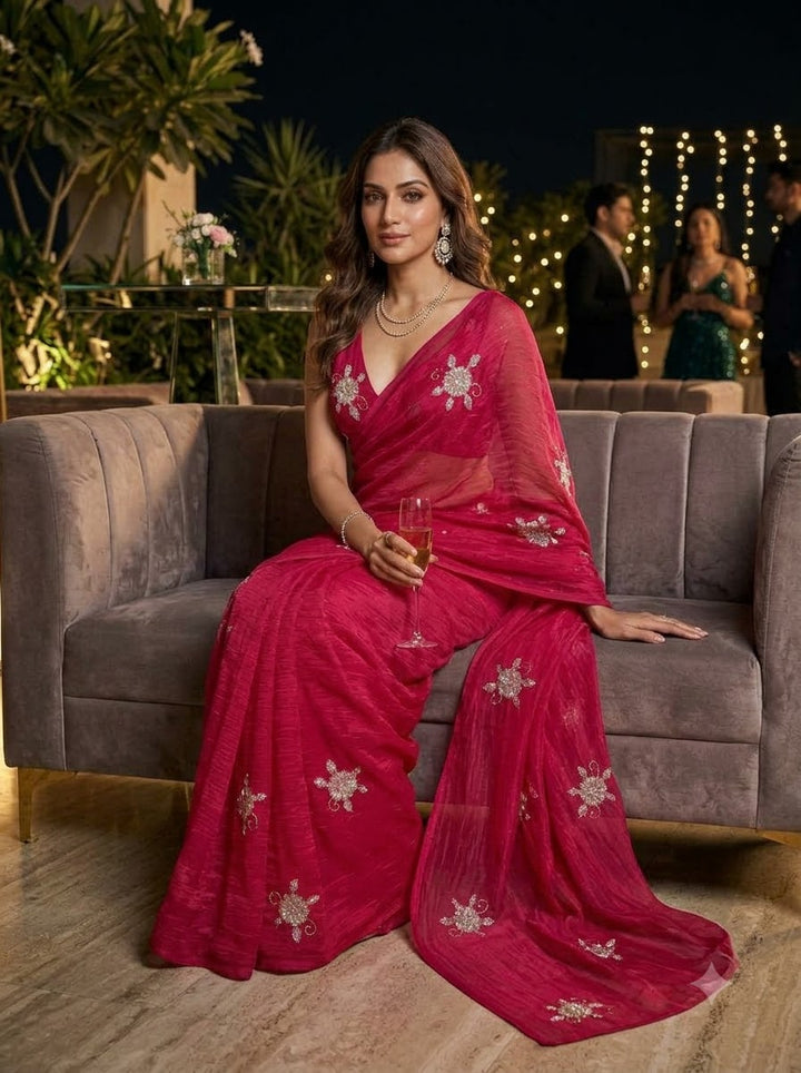 Eyes on Me Fancy Silk Saree