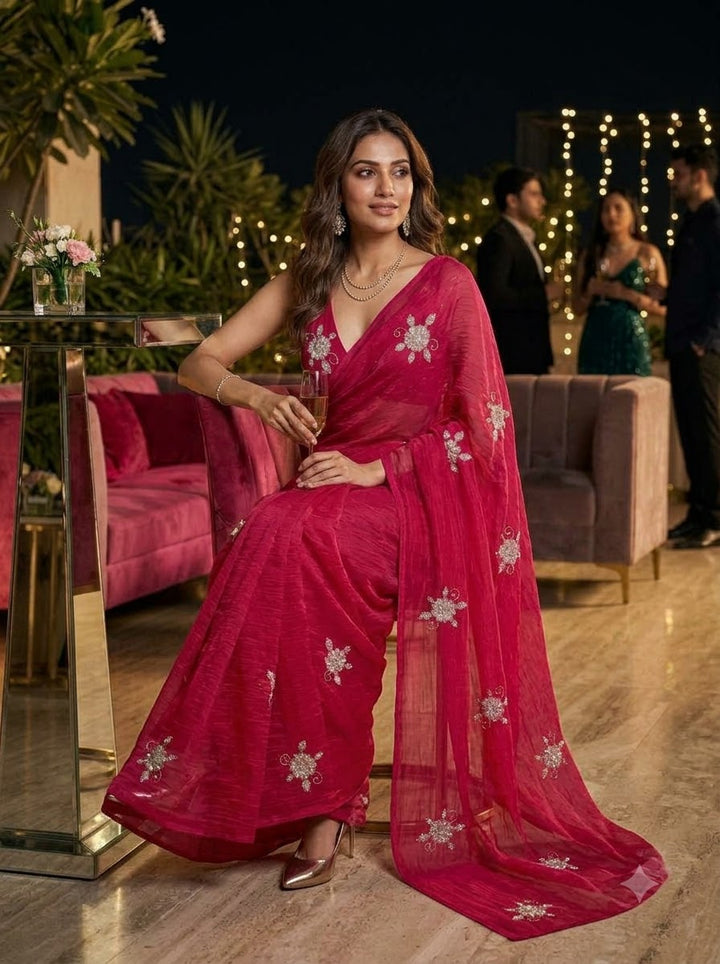 Eyes on Me Fancy Silk Saree