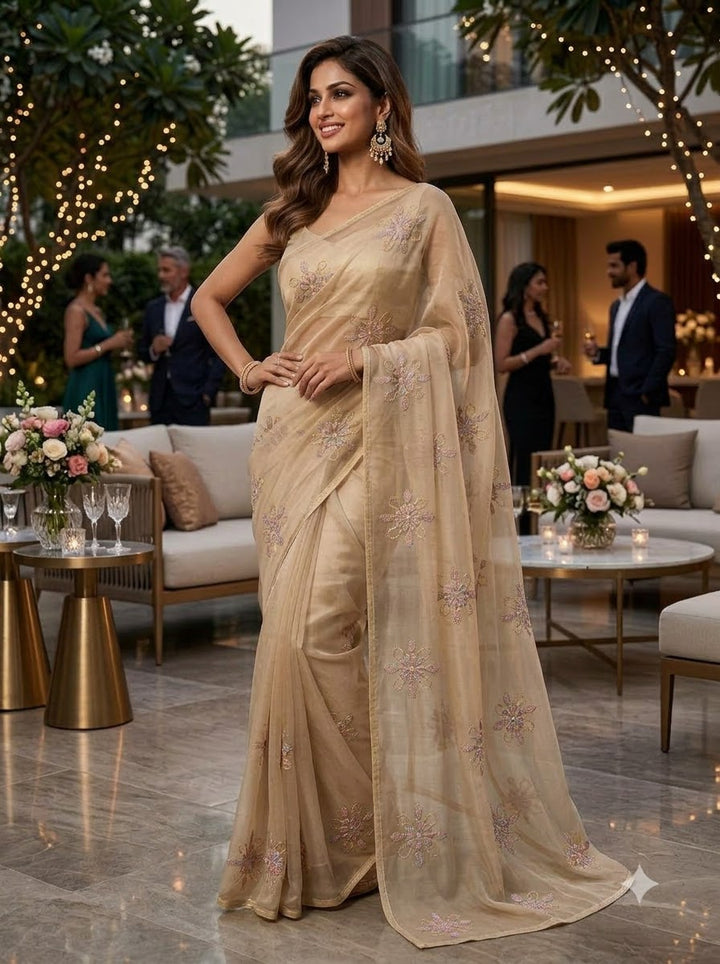 Eyes on Me Fancy Silk Saree