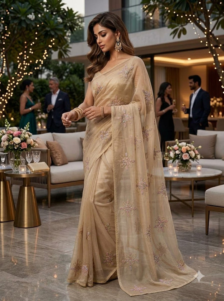 Eyes on Me Fancy Silk Saree