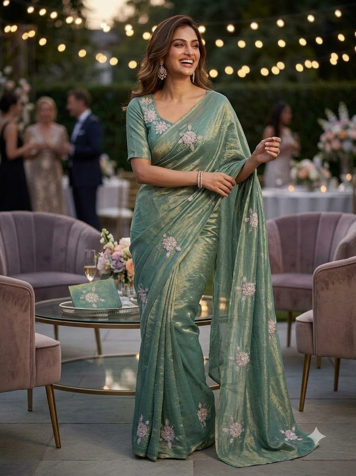 Eyes on Me Fancy Silk Saree