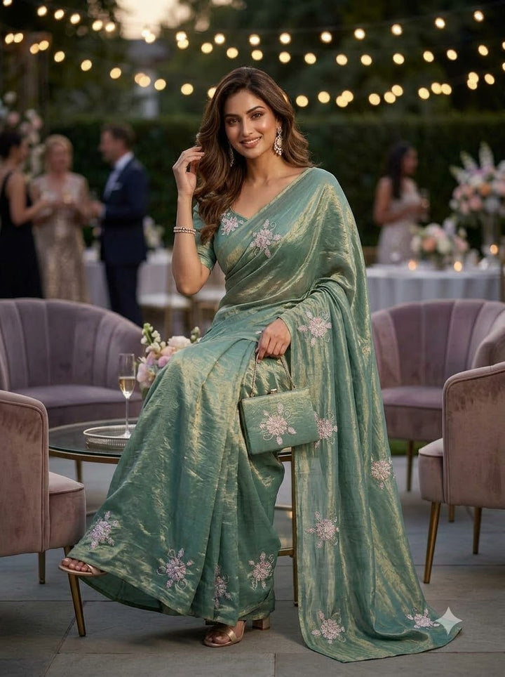 Eyes on Me Fancy Silk Saree