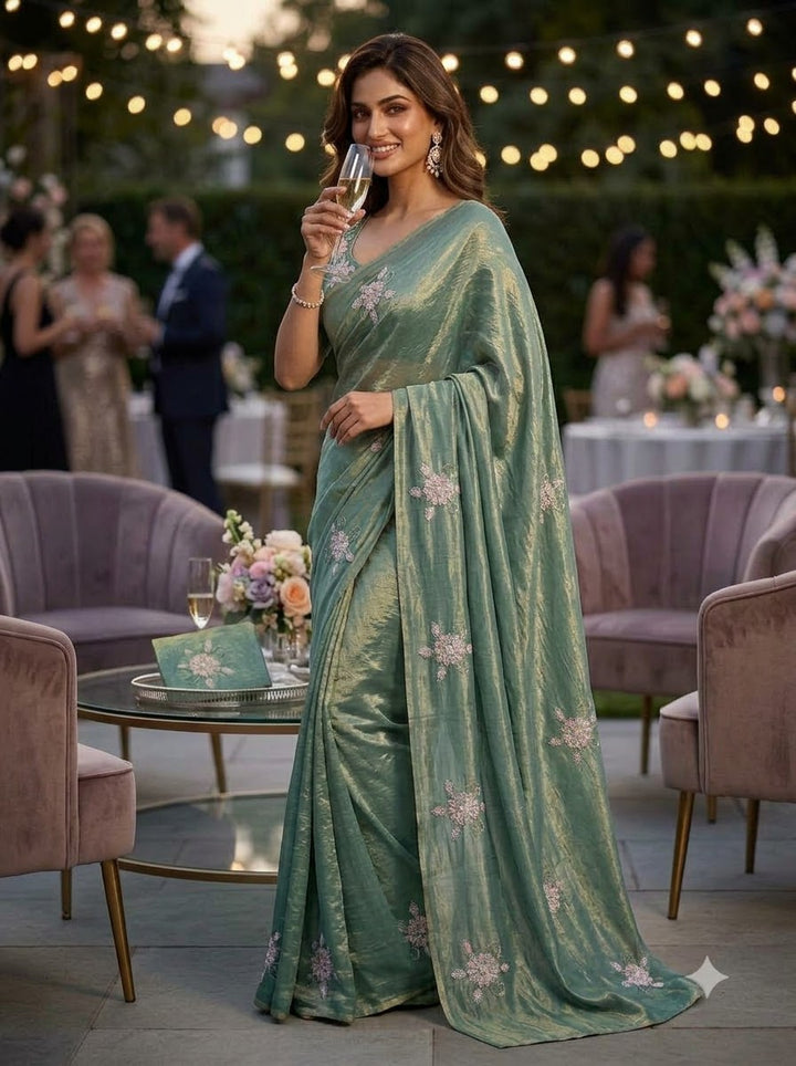 Eyes on Me Fancy Silk Saree
