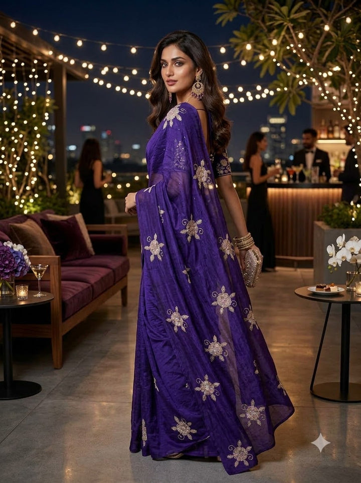 Eyes on Me Fancy Silk Saree
