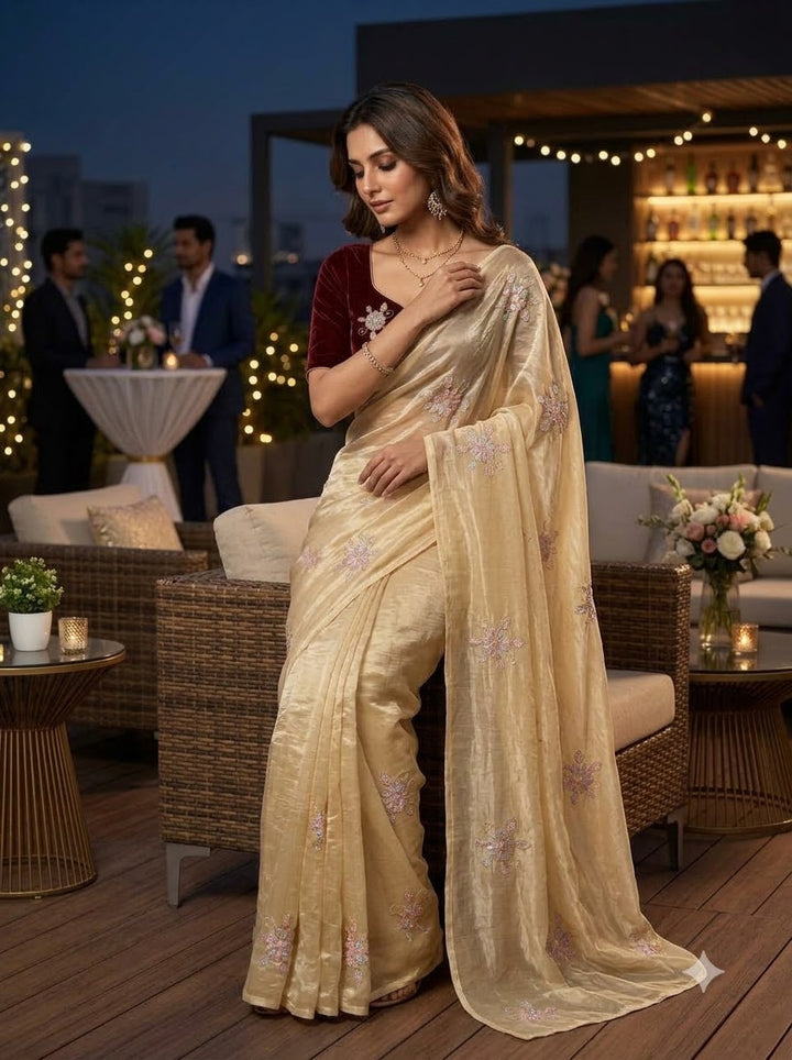 Eyes on Me Fancy Silk Saree