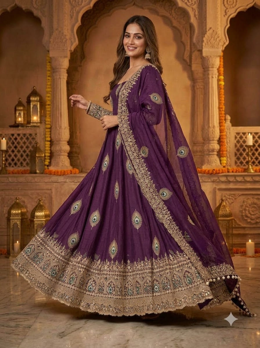 Mor Pankh Royale Gown Set