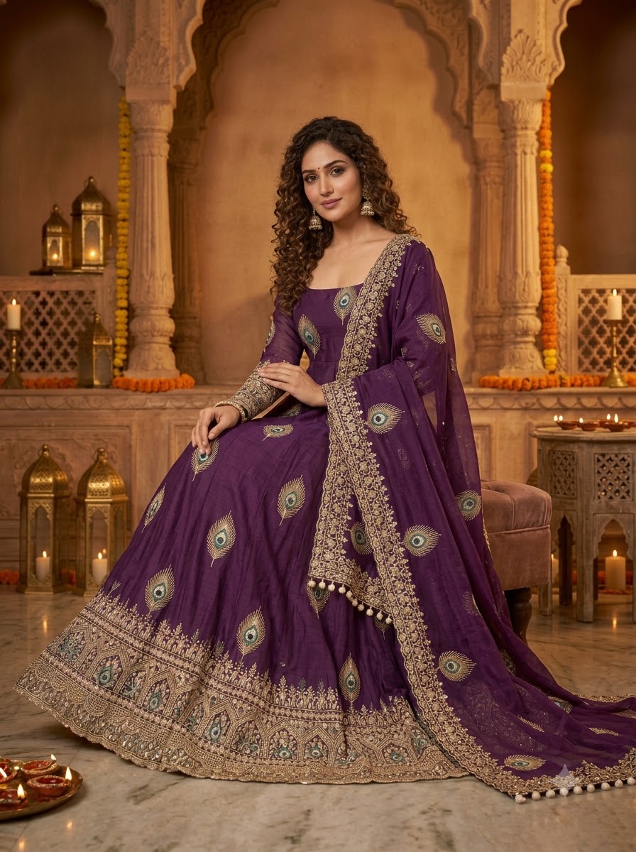 Mor Pankh Royale Gown Set