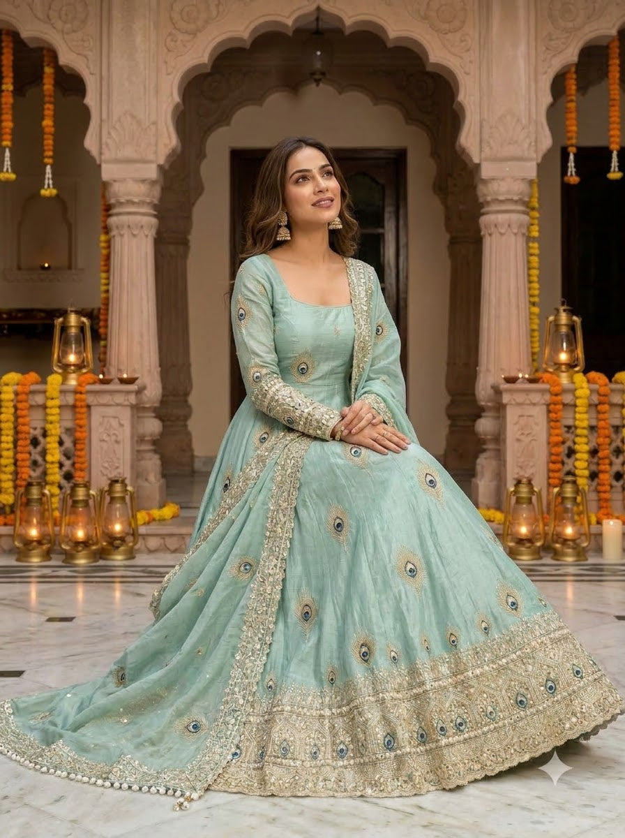Mor Pankh Royale Gown Set