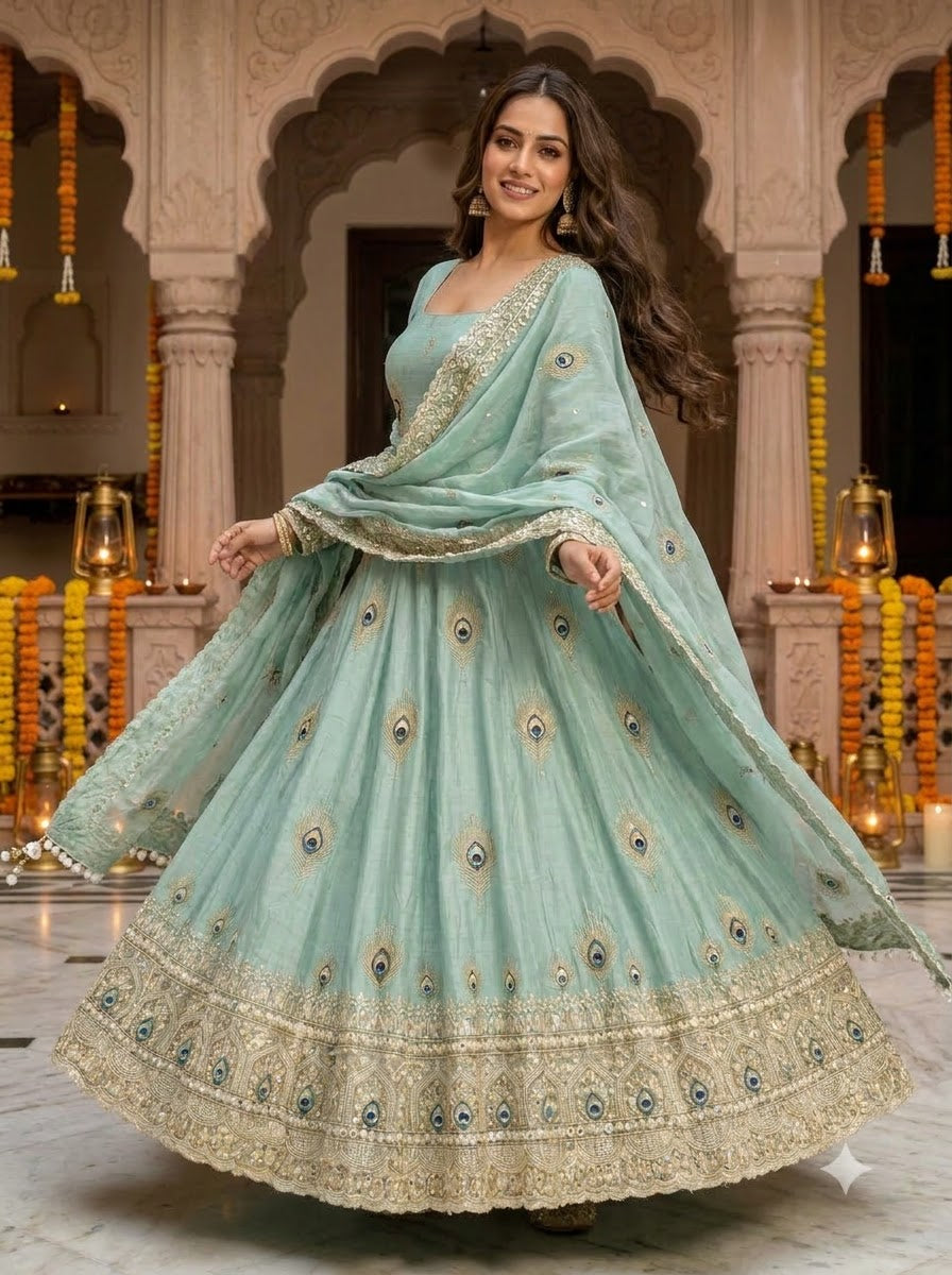Mor Pankh Royale Gown Set