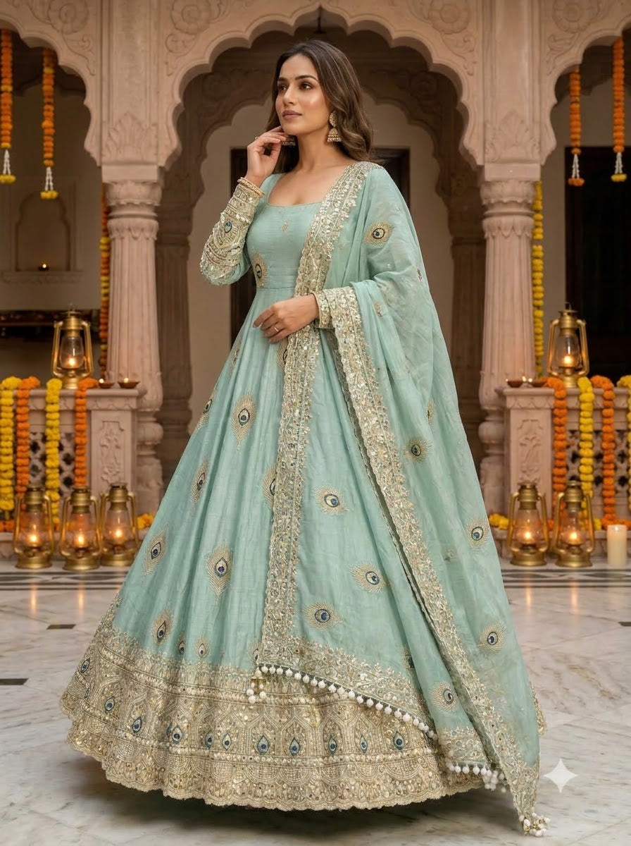 Mor Pankh Royale Gown Set