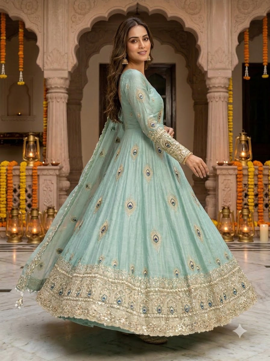 Mor Pankh Royale Gown Set