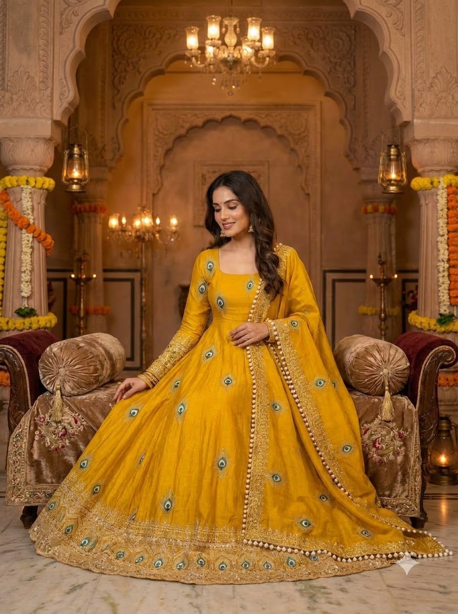 Mor Pankh Royale Gown Set