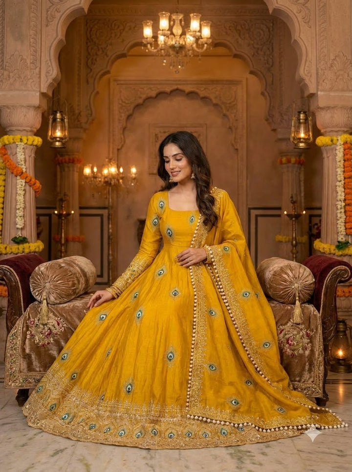 Mor Pankh Royale Gown Set