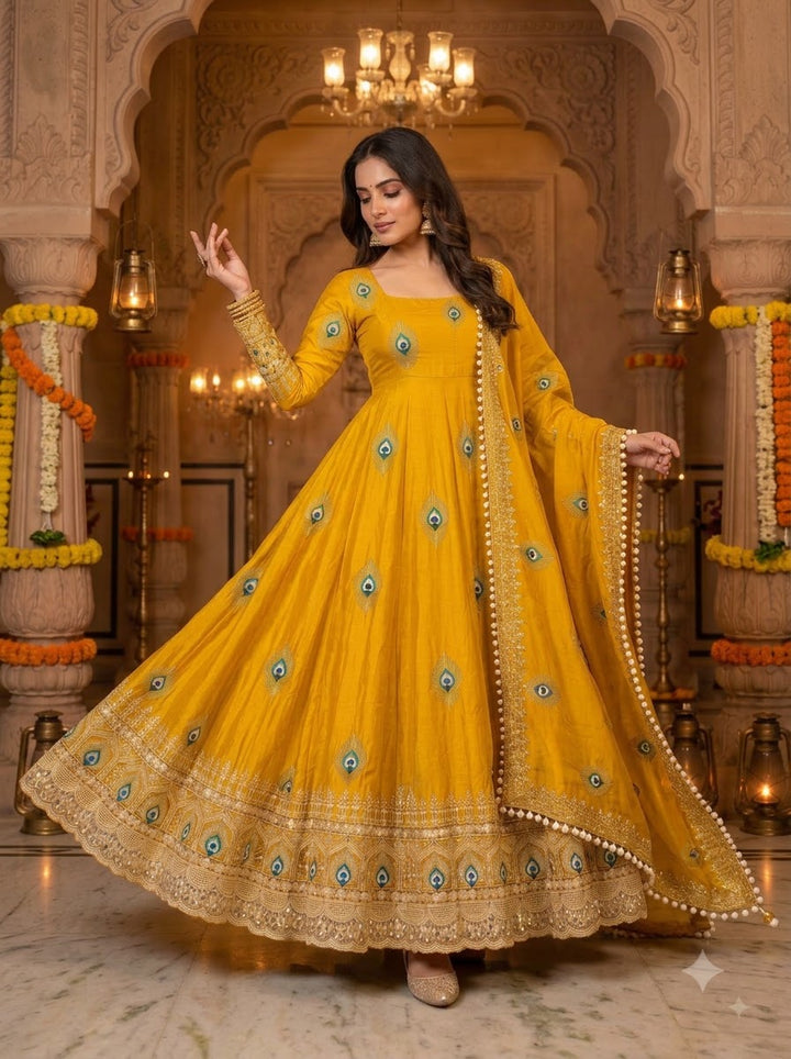 Mor Pankh Royale Gown Set