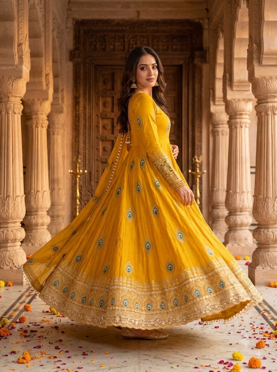 Mor Pankh Royale Gown Set