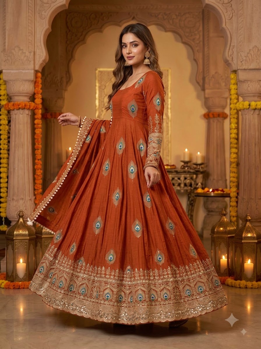 Mor Pankh Royale Gown Set