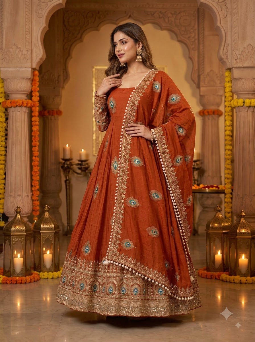 Mor Pankh Royale Gown Set