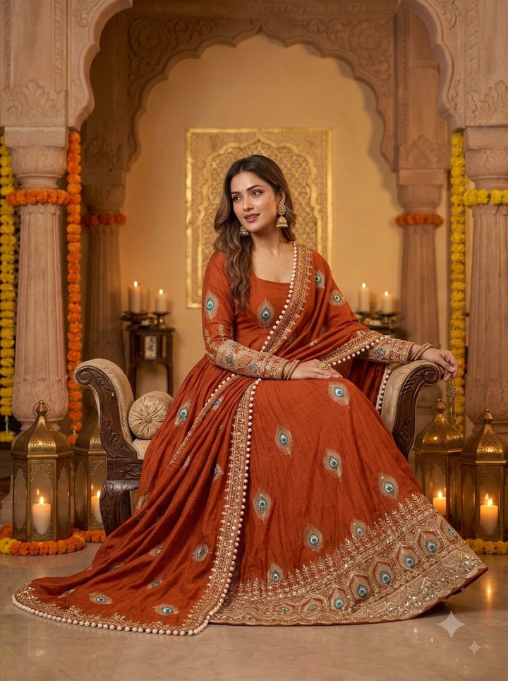 Mor Pankh Royale Gown Set