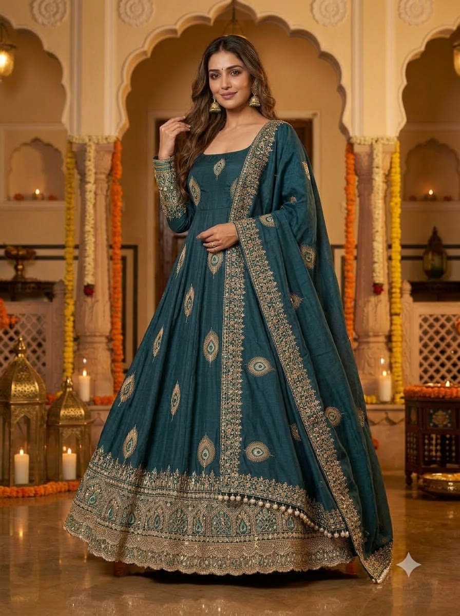 Mor Pankh Royale Gown Set