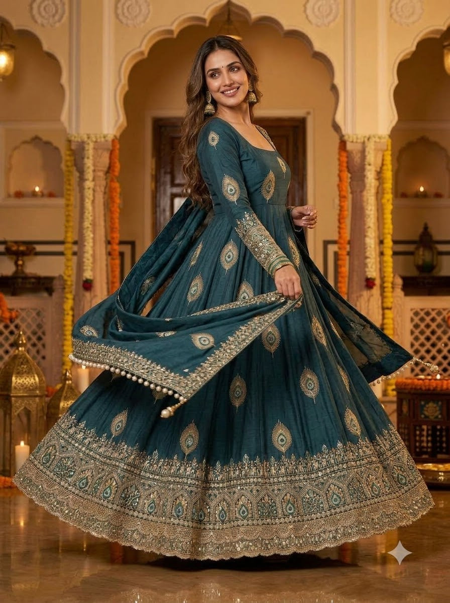 Mor Pankh Royale Gown Set