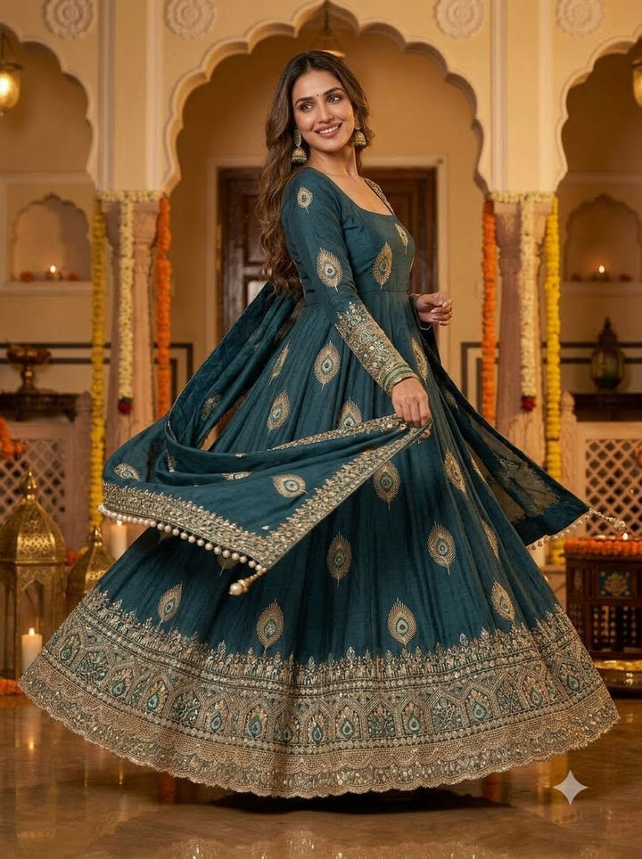 Mor Pankh Royale Gown Set