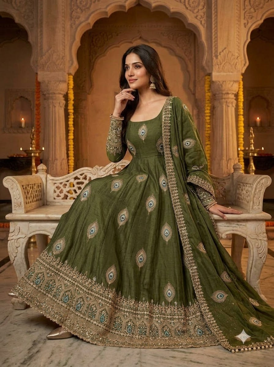 Mor Pankh Royale Gown Set