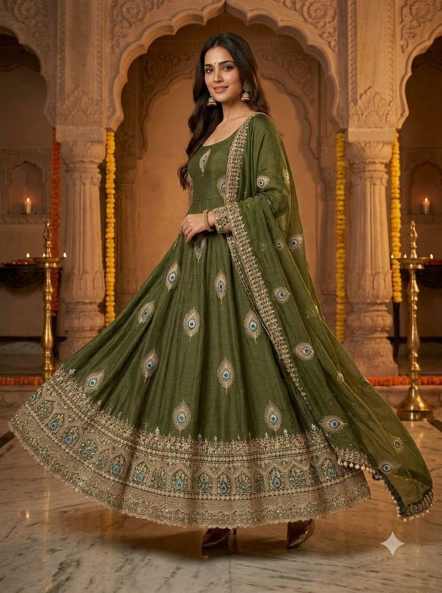 Mor Pankh Royale Gown Set