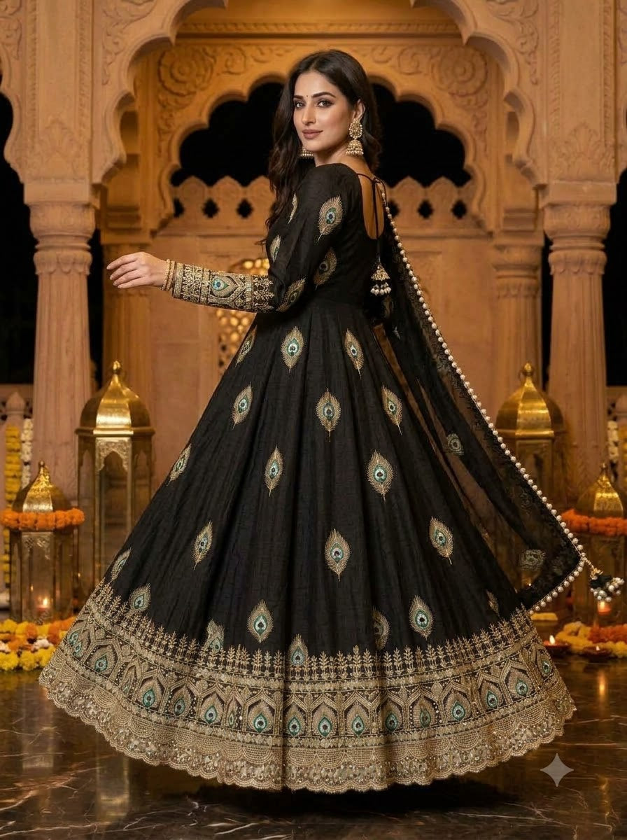 Mor Pankh Royale Gown Set