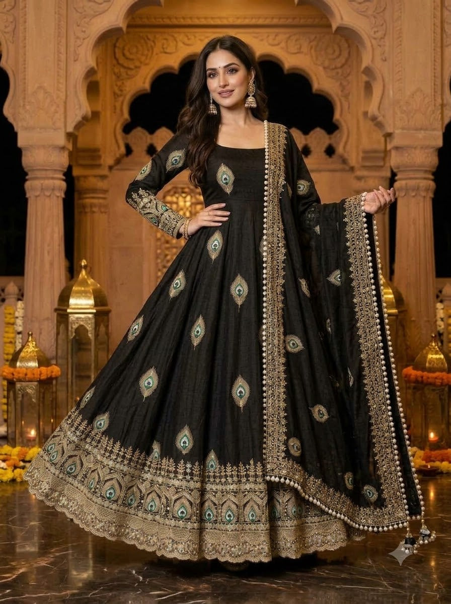 Mor Pankh Royale Gown Set