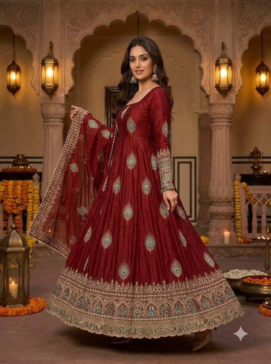 Mor Pankh Royale Gown Set