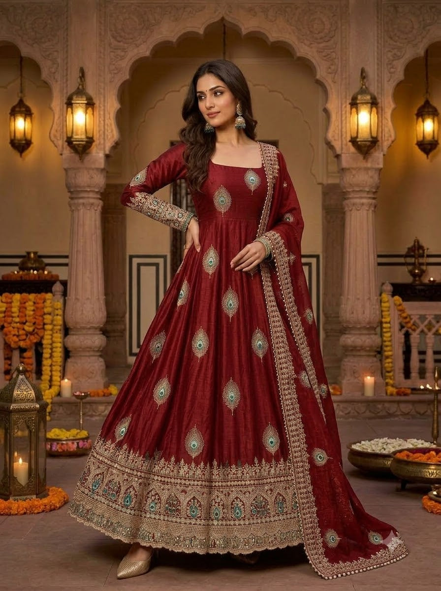 Mor Pankh Royale Gown Set