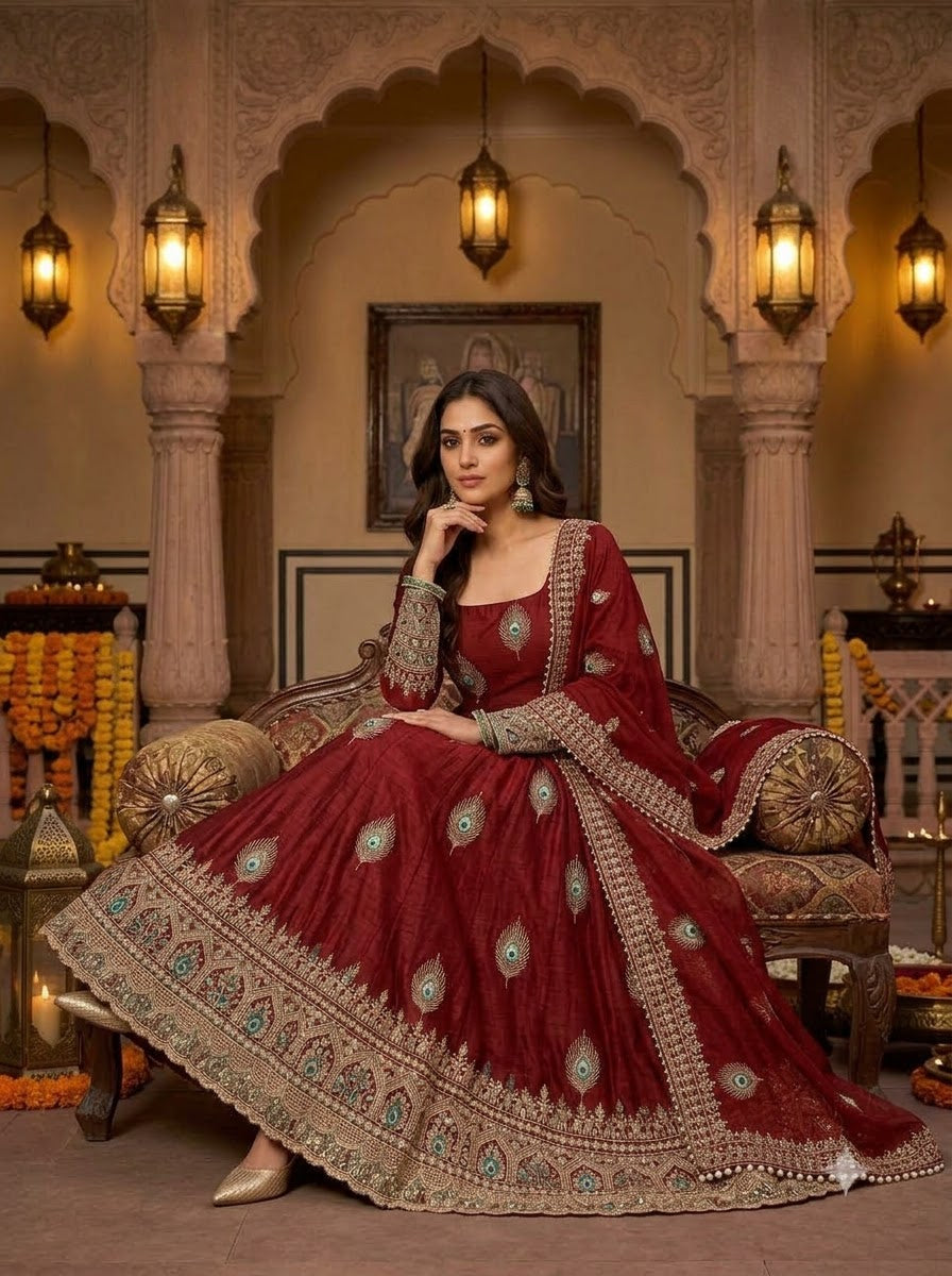 Mor Pankh Royale Gown Set