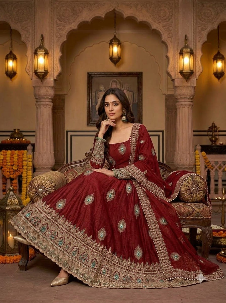 Mor Pankh Royale Gown Set