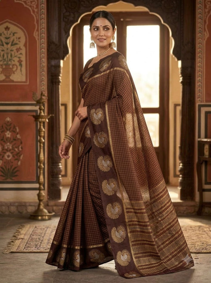 Legacy of Elegance Viscose Crepe Silk Saree