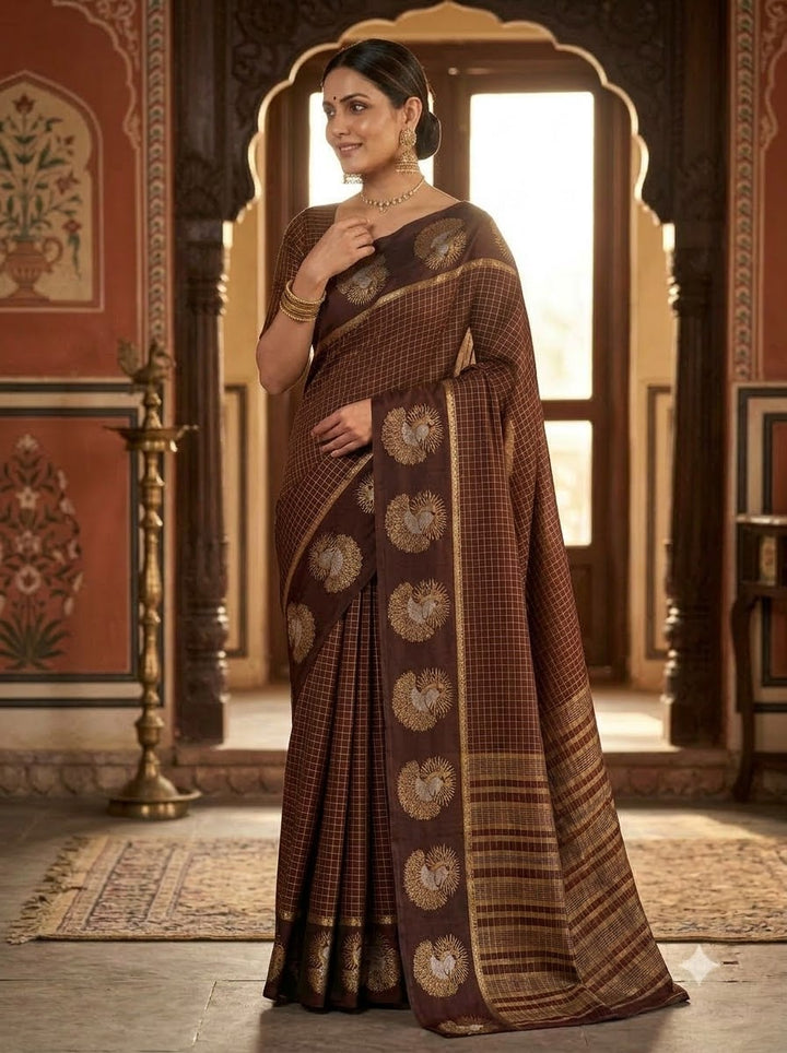 Legacy of Elegance Viscose Crepe Silk Saree