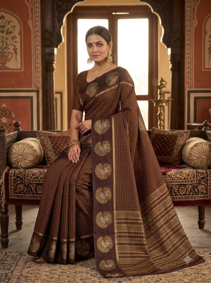 Legacy of Elegance Viscose Crepe Silk Saree