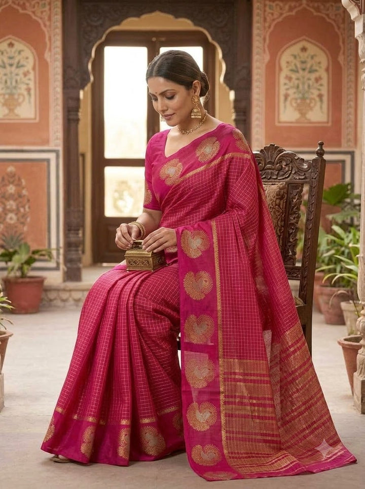 Legacy of Elegance Viscose Crepe Silk Saree