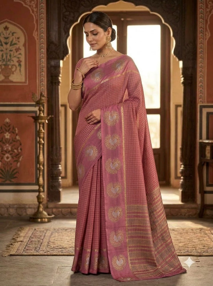 Legacy of Elegance Viscose Crepe Silk Saree
