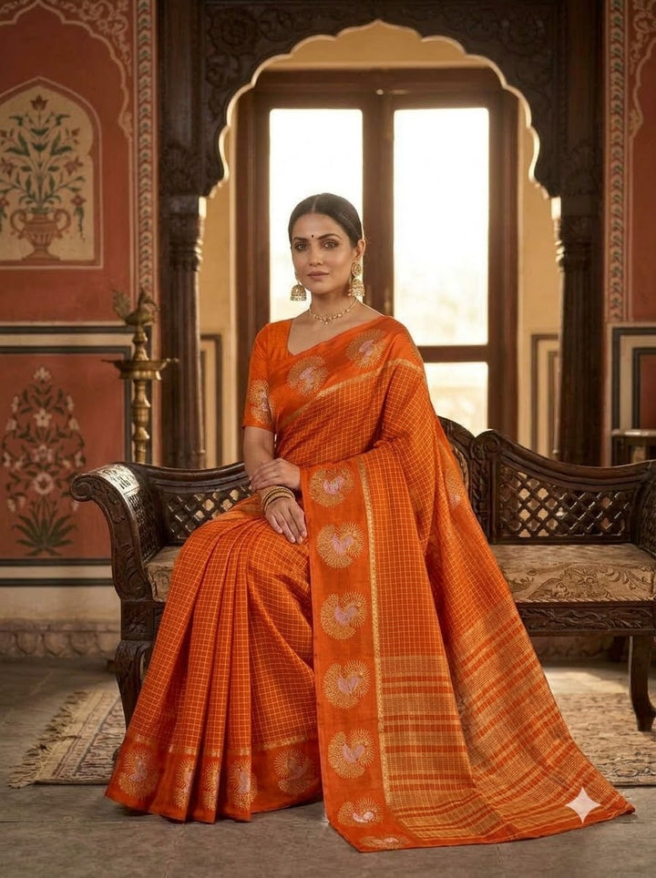 Legacy of Elegance Viscose Crepe Silk Saree