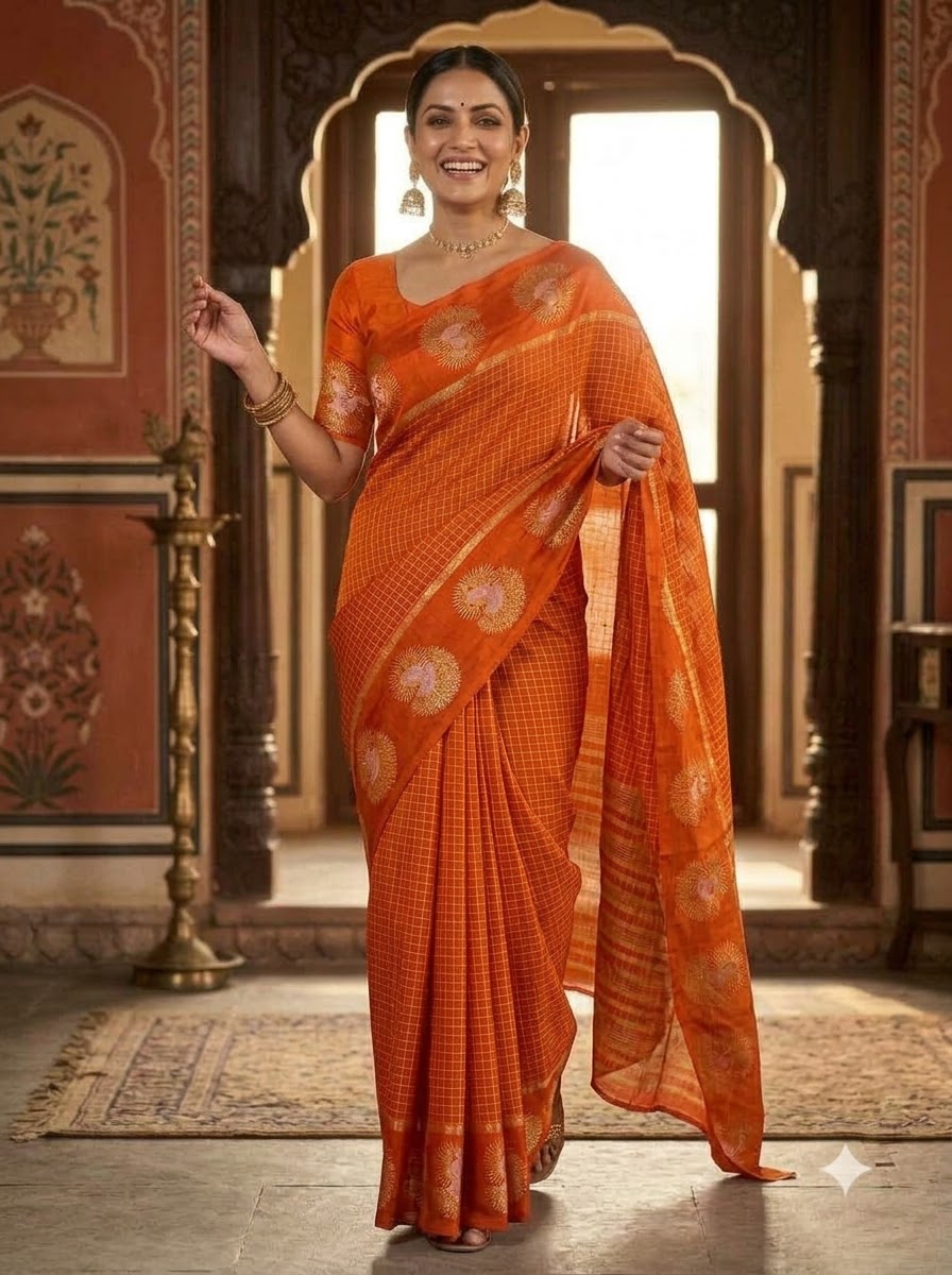 Legacy of Elegance Viscose Crepe Silk Saree