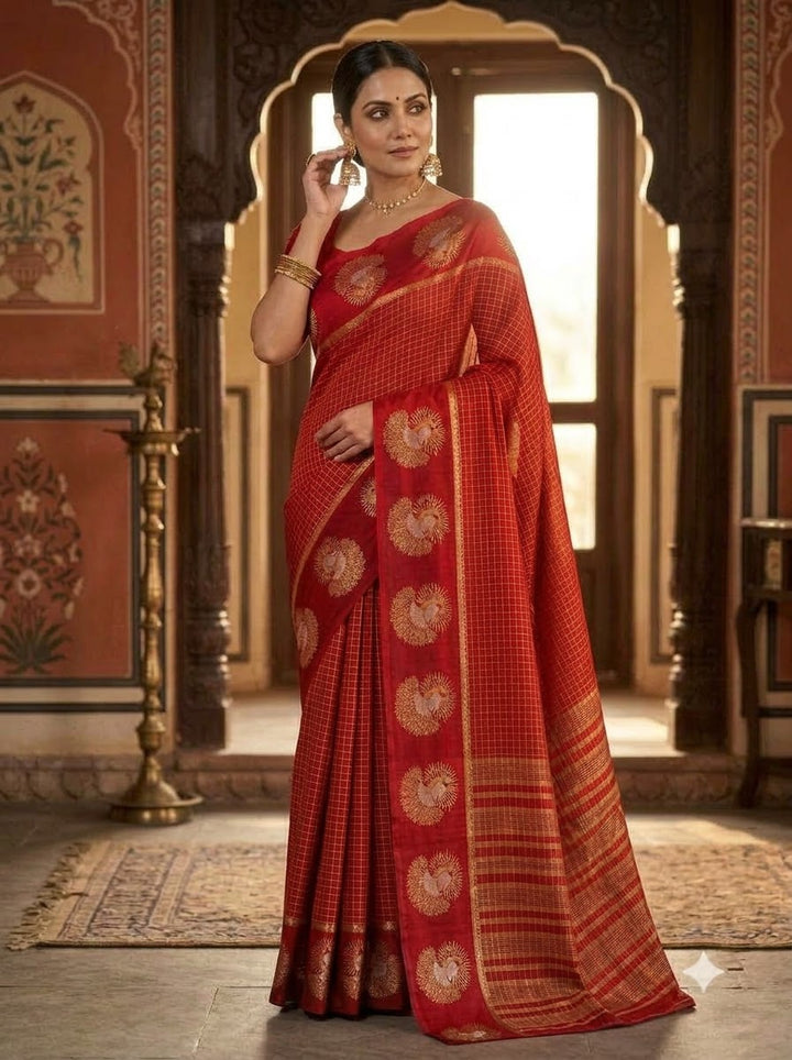 Legacy of Elegance Viscose Crepe Silk Saree