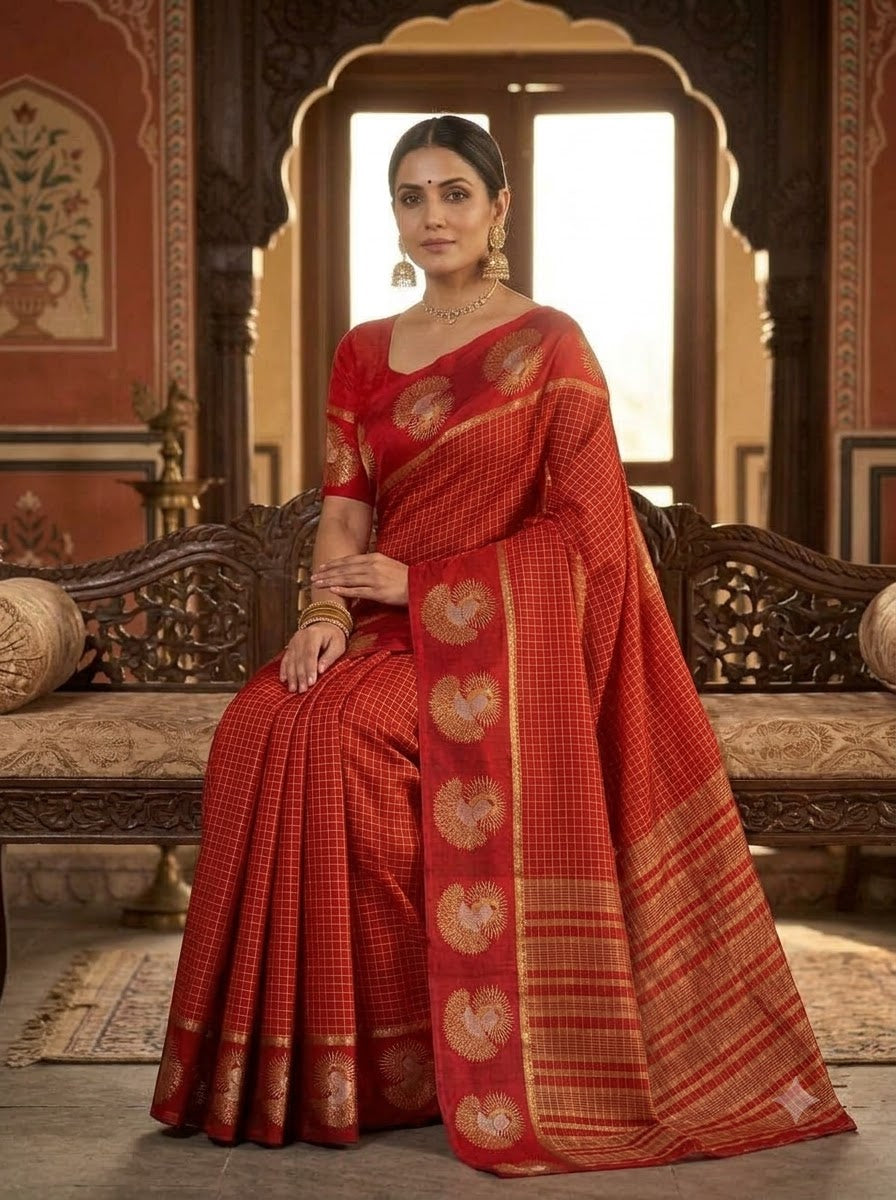 Legacy of Elegance Viscose Crepe Silk Saree