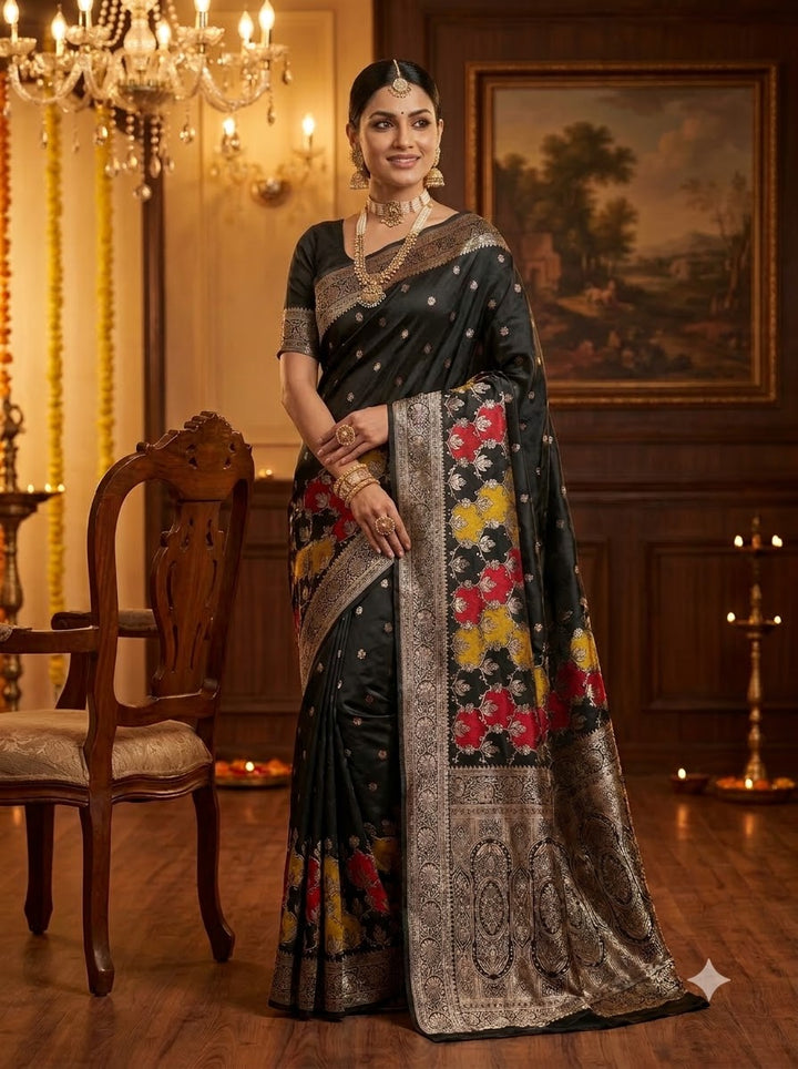House of Grace Katan Silk Saree
