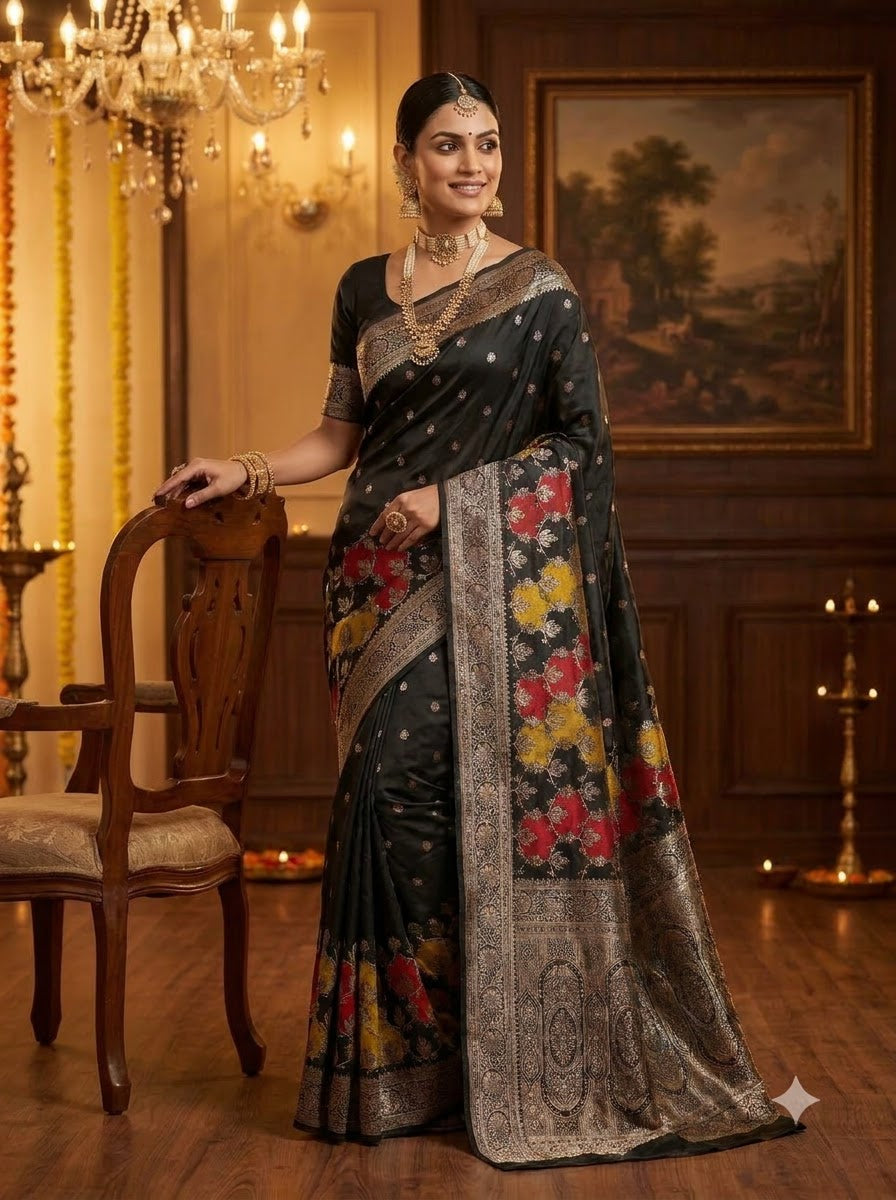 House of Grace Katan Silk Saree