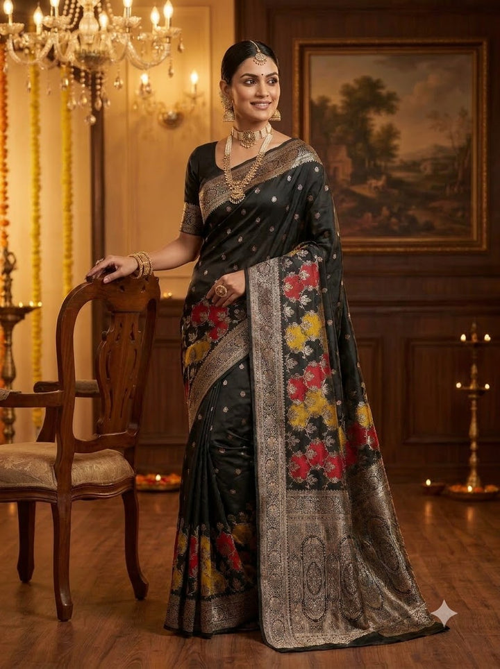 House of Grace Katan Silk Saree