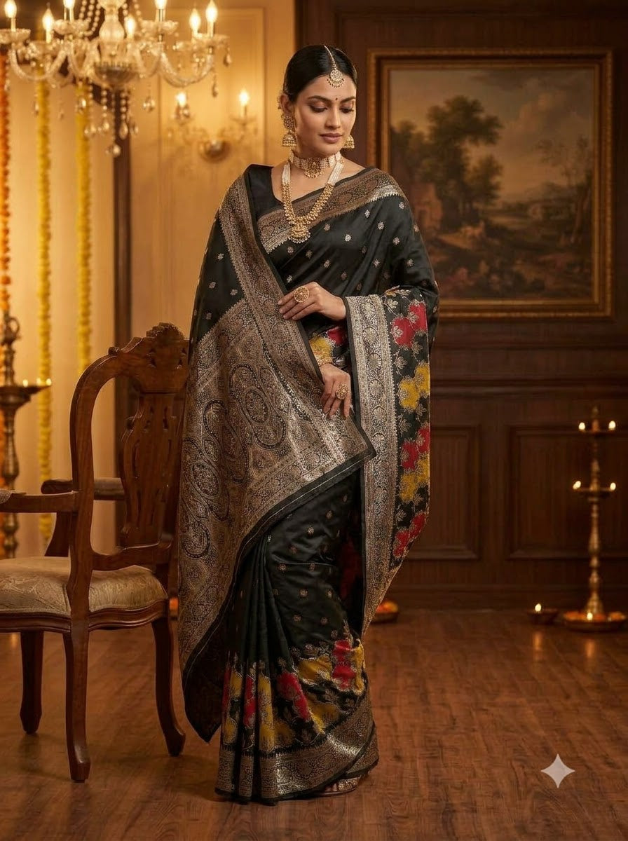 House of Grace Katan Silk Saree