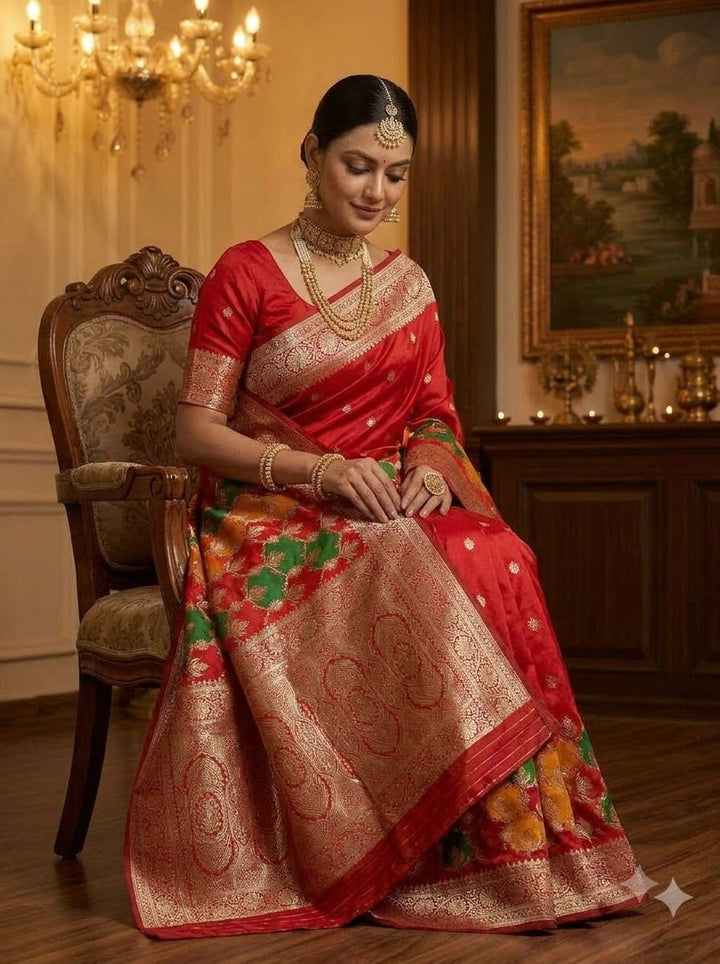 House of Grace Katan Silk Saree