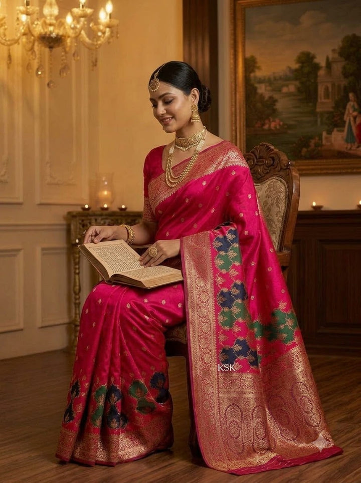 House of Grace Katan Silk Saree