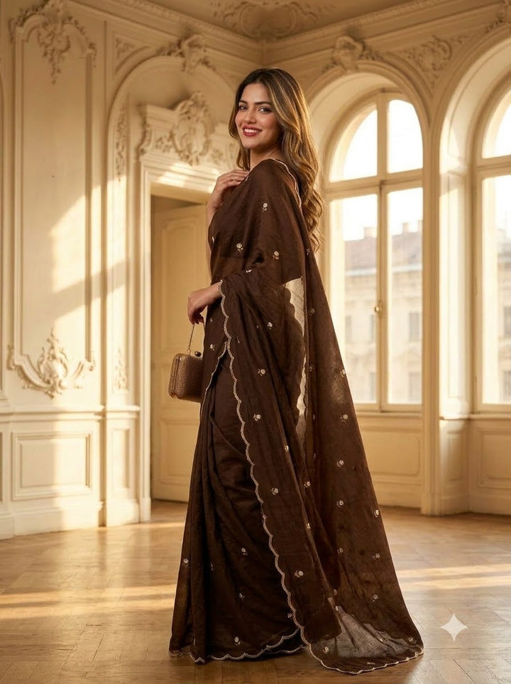 Glam Crush Rangoli Silk Saree